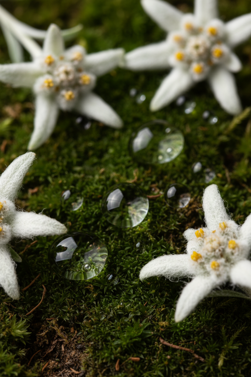 Heartleaf and edelweiss botanicals